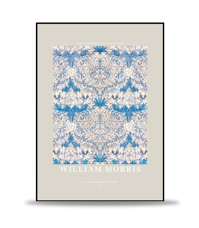 William Morris - White Honeysuckle Poster