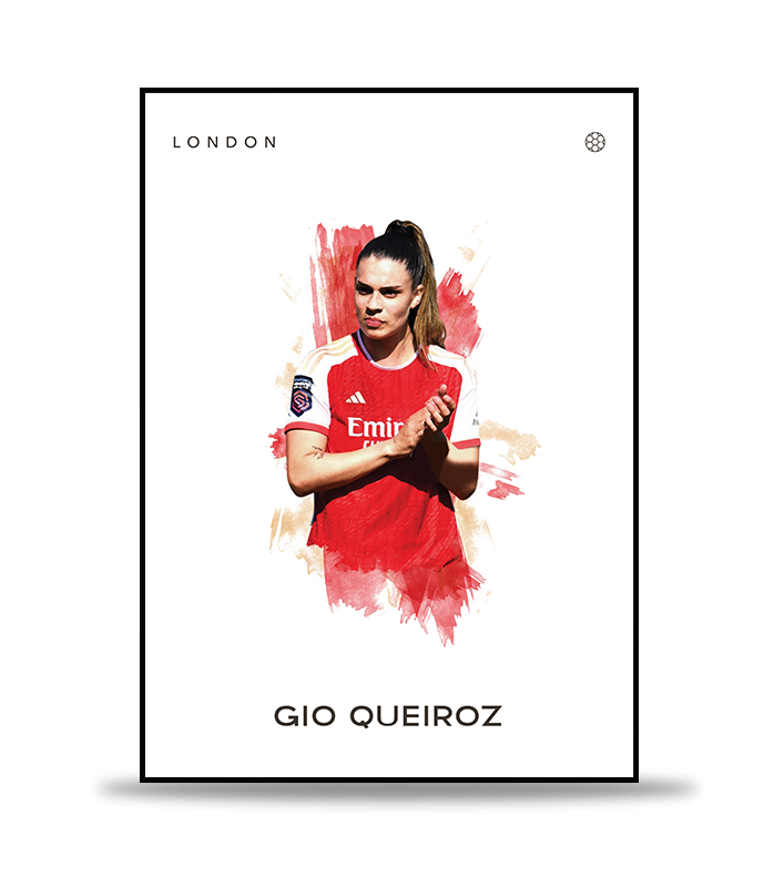 Gio Queiroz Fotboll Poster