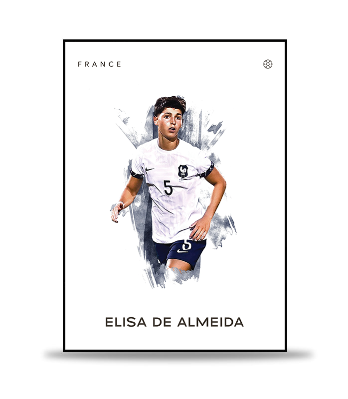 Elisa De Almeida Fotboll Poster