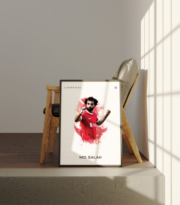 Mo Salah no.2 Fotboll Poster