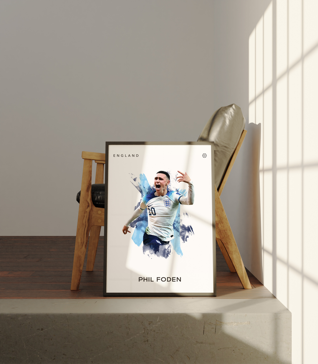 Phil Foden no.2 Fotboll Poster