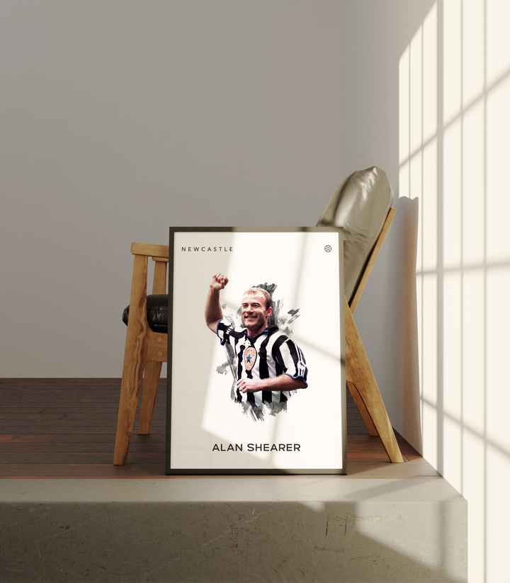 Alan Shearer Fotboll Poster