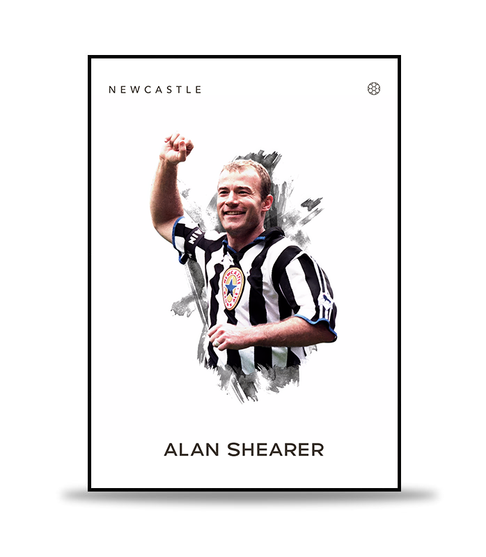 Alan Shearer Fotboll Poster