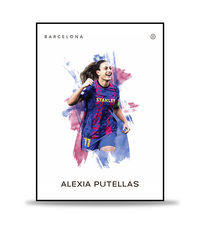 Alexia Putellas Fotboll Poster