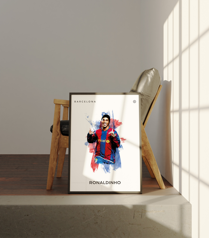 Ronaldinho no.2 Fotboll Poster