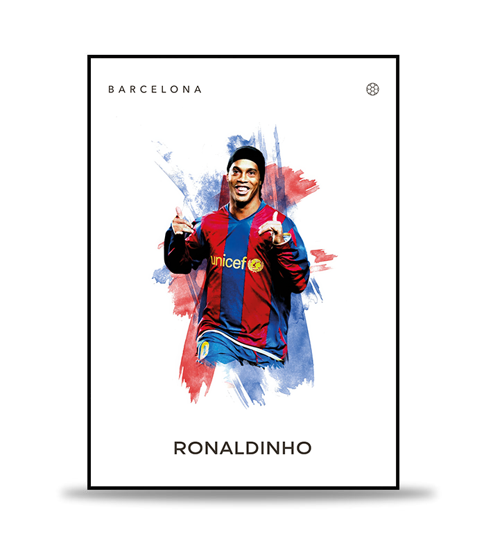 Ronaldinho no.2 Fotboll Poster