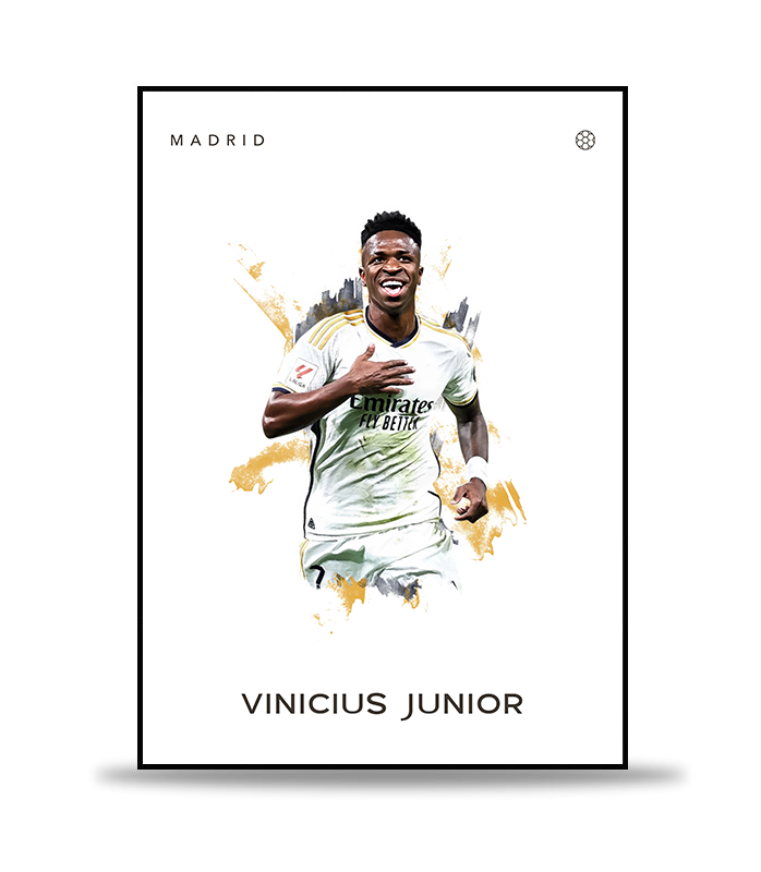 Vinicius Junior Fotboll Poster