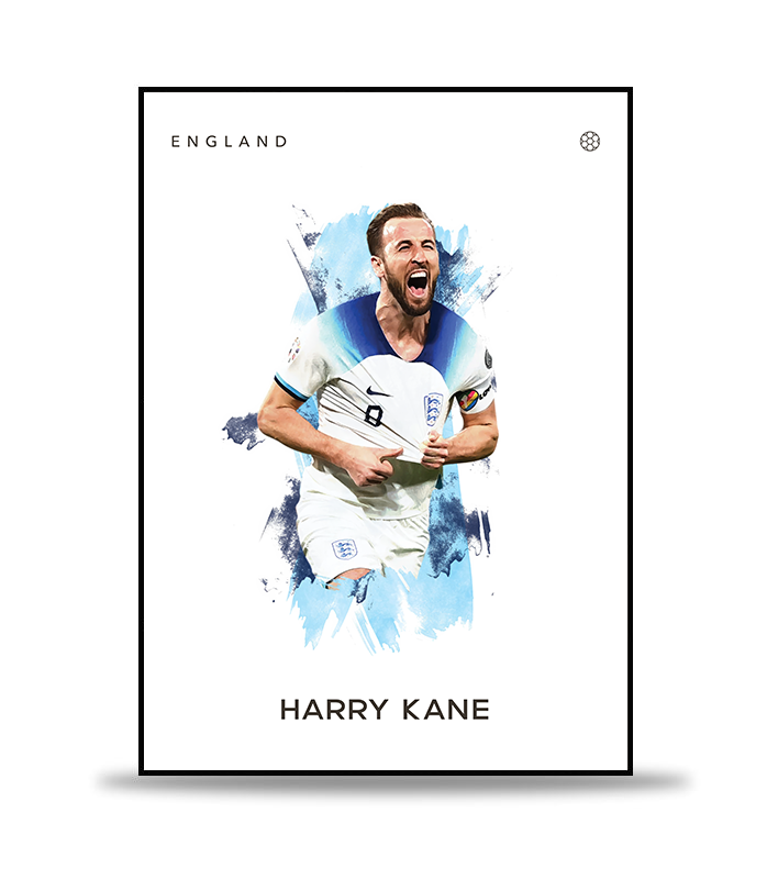 Harry Kane Fotboll Poster