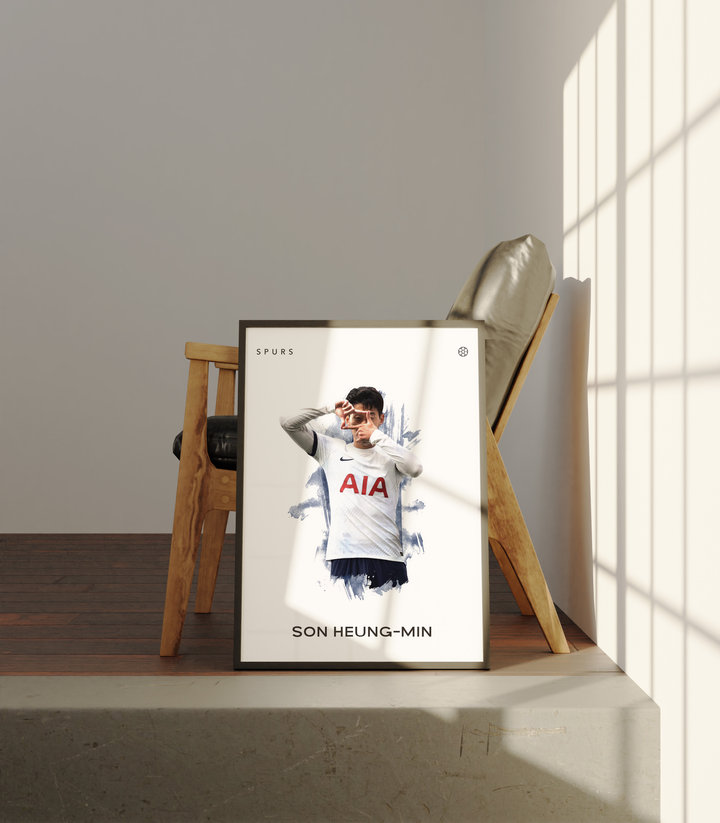 Son Heung-Min no.2 Fotboll Poster