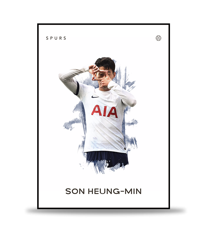 Son Heung-Min no.2 Fotboll Poster