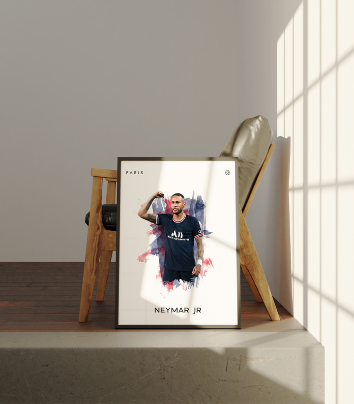 Neymar Jr. Fotboll Poster