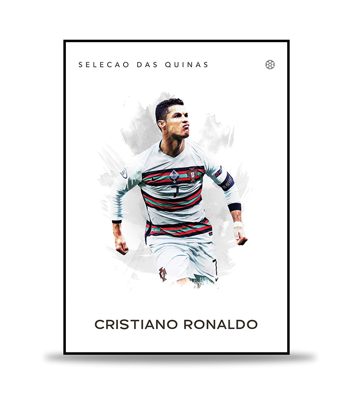 Cristiano Ronaldo no.3 Fotboll Poster