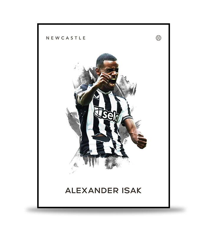 Alexander Isak Fotboll Poster