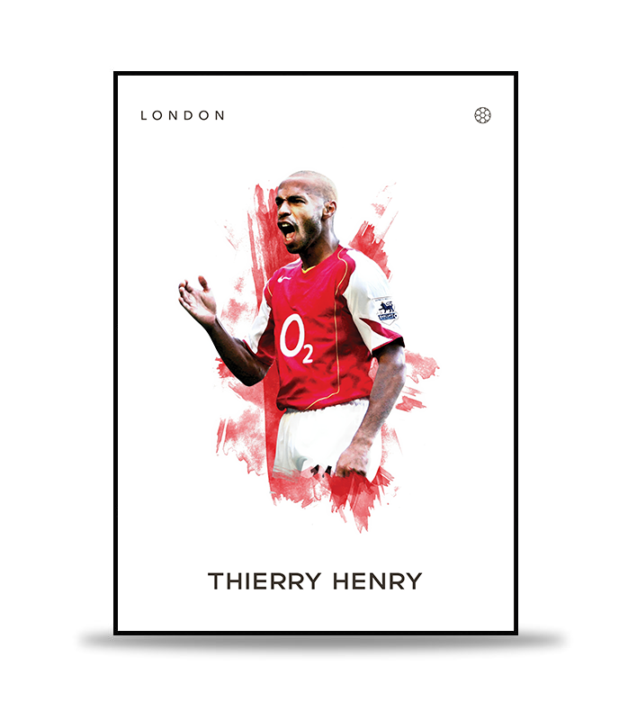 Thierry Henry Fotboll Poster