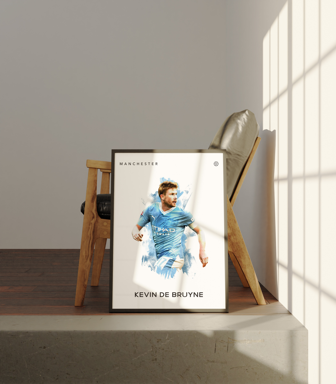 Kevin De Bruyne Fotboll Poster