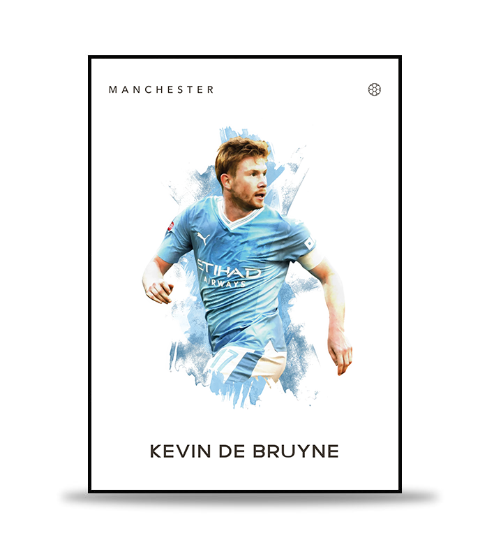 Kevin De Bruyne Fotboll Poster