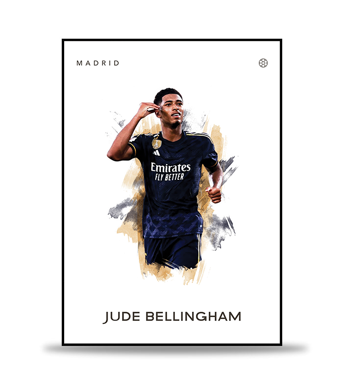 Jude Bellingham no.3 Fotboll Poster