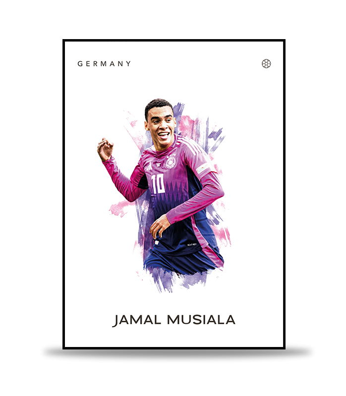 Jamal Musiala Fotboll Poster