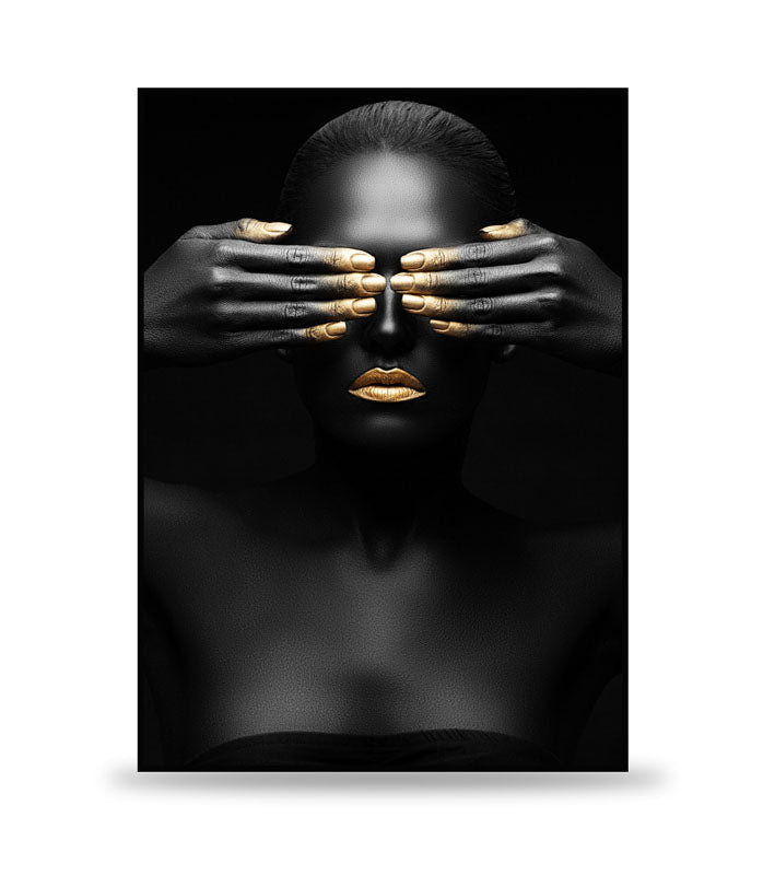 DARK & GOLD FACE POSTER