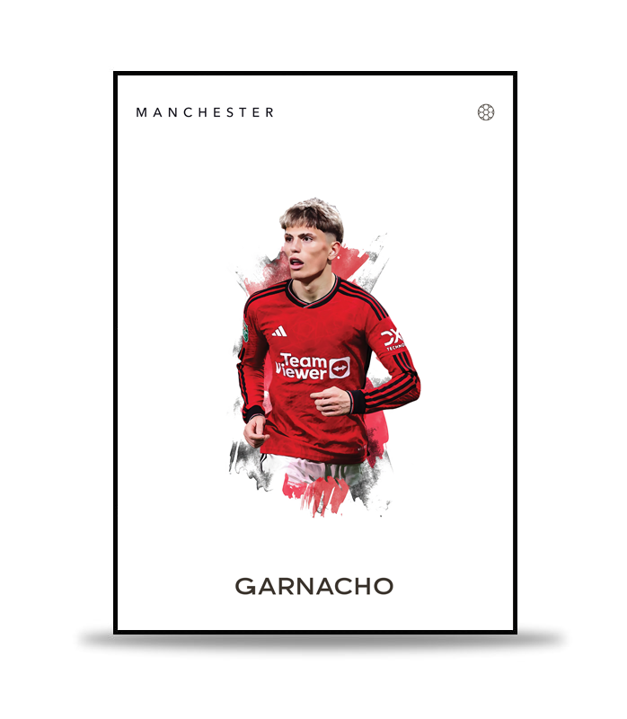 Alejandro Garnacho no.1 Fotboll Poster