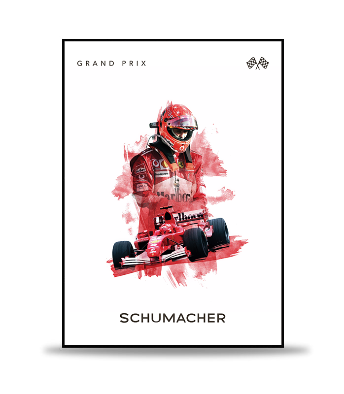 Michael Schumacher F1 Poster