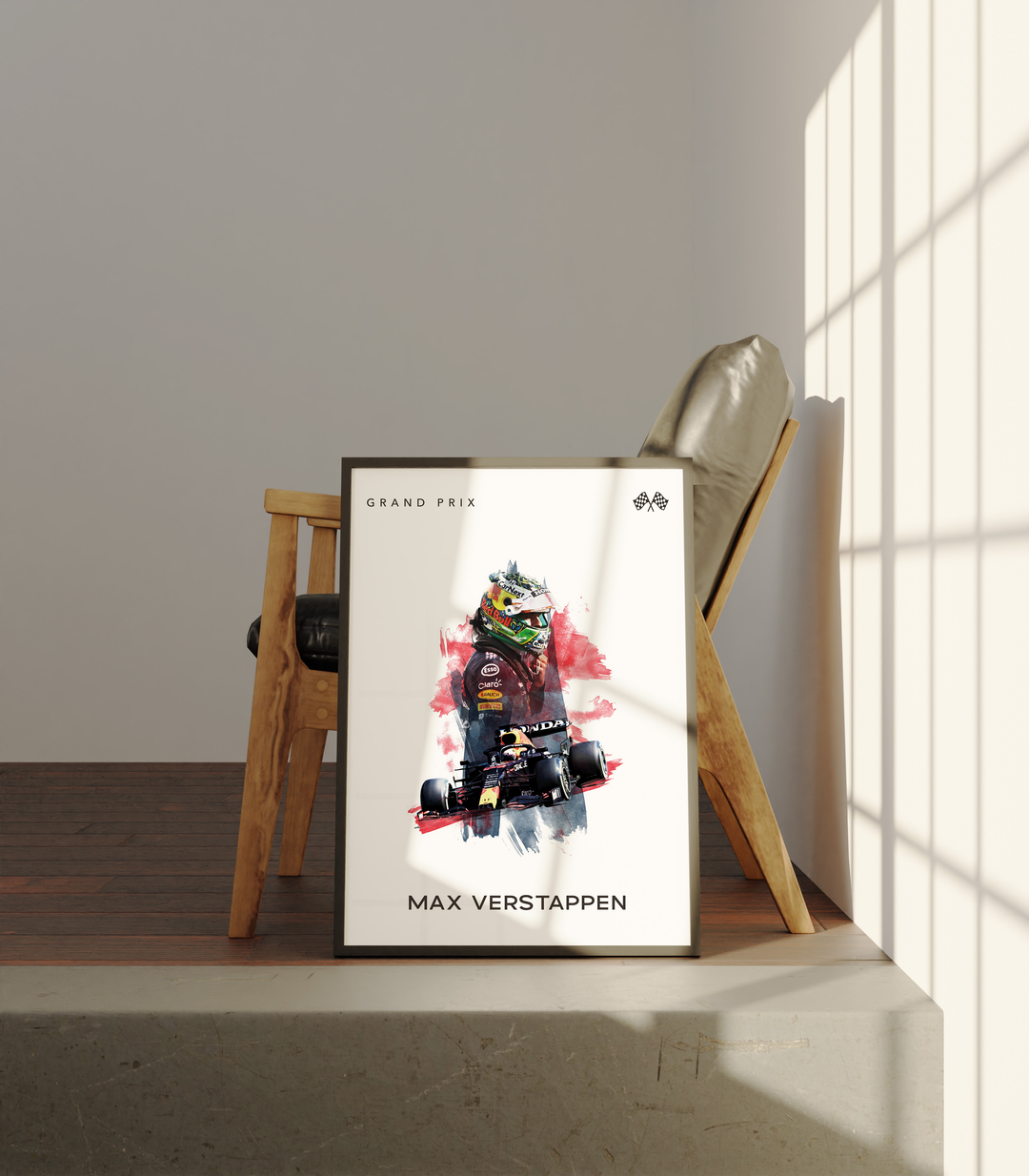 Max Verstappen F1 Poster