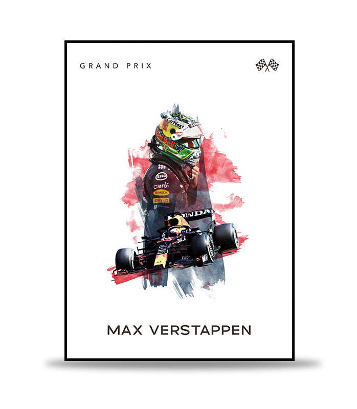 Max Verstappen F1 Poster