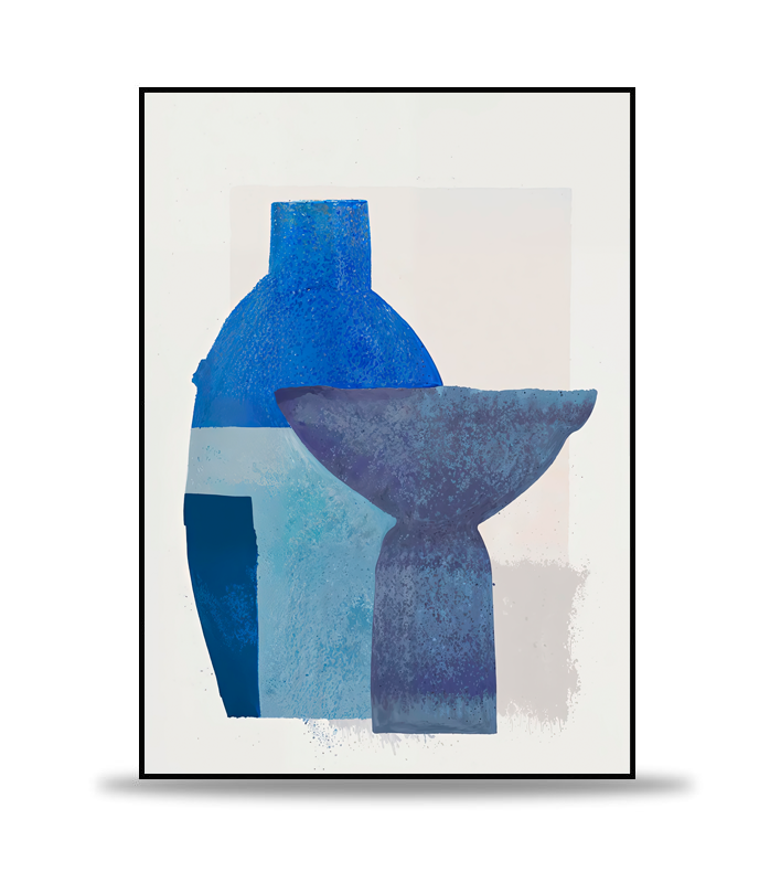 Vase Bleu Poster