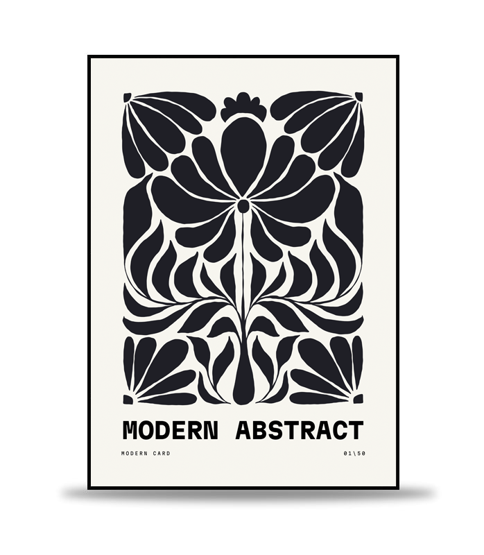 Modern Flowers no.1 Poster