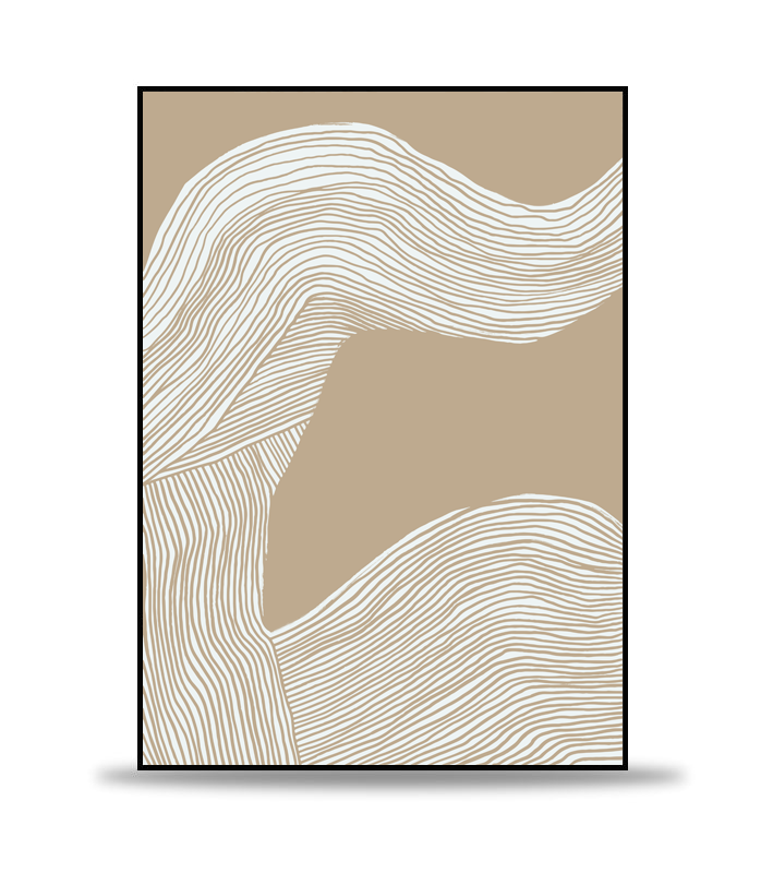 Beige Scandinave no.4 Poster