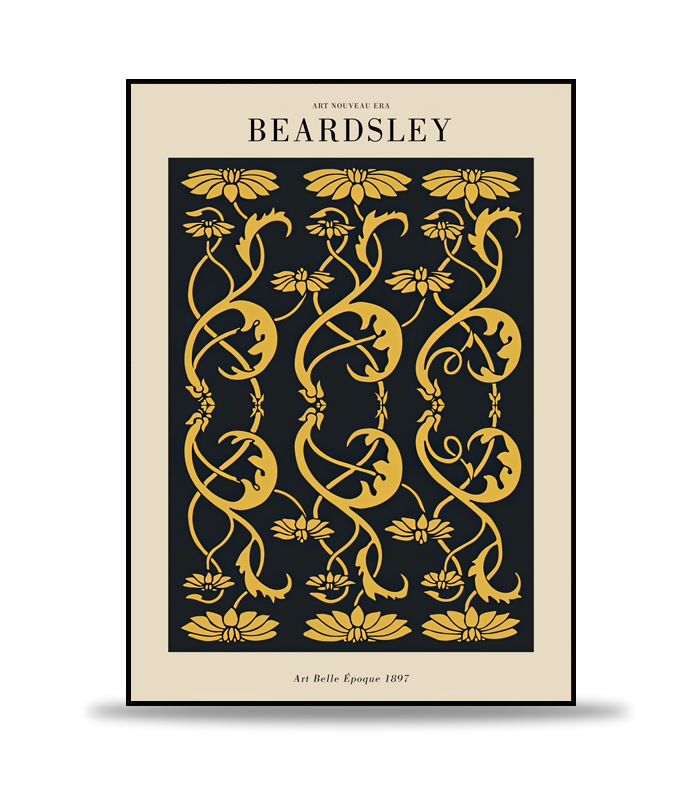 Beardsley - Art Nouveau Jaune