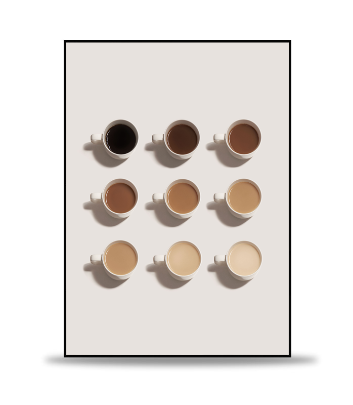 Shades of Coffee Poster