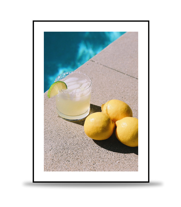 A Drink by the Pool Poster