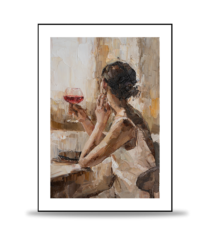 A Glass of Wine Poster