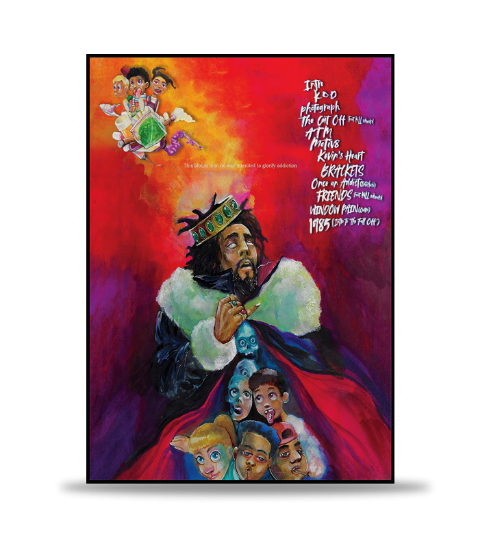 J. Cole (KOD) Album Poster