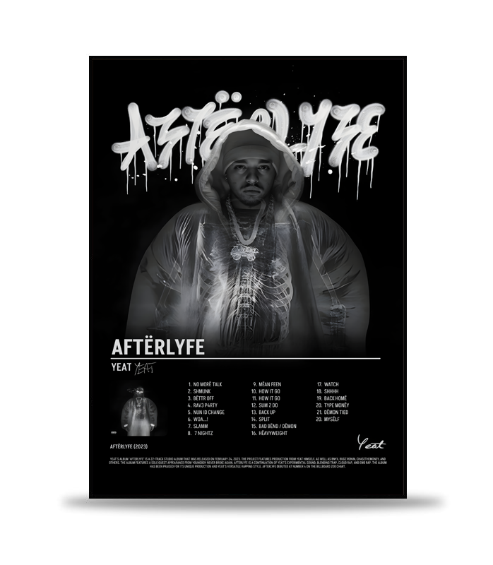 Yeat (AftërLyfe) Album Poster