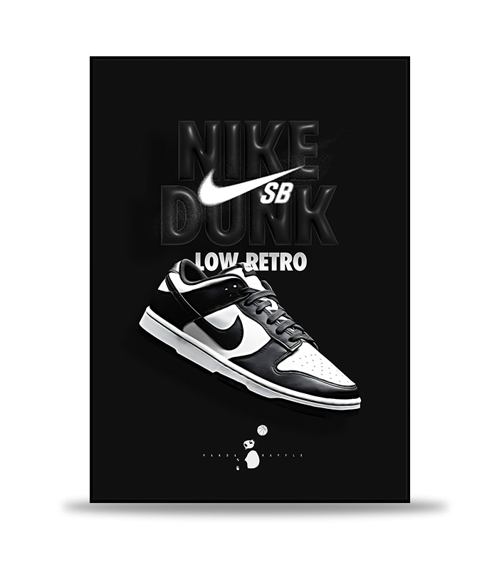 Nike Dunk Panda Poster