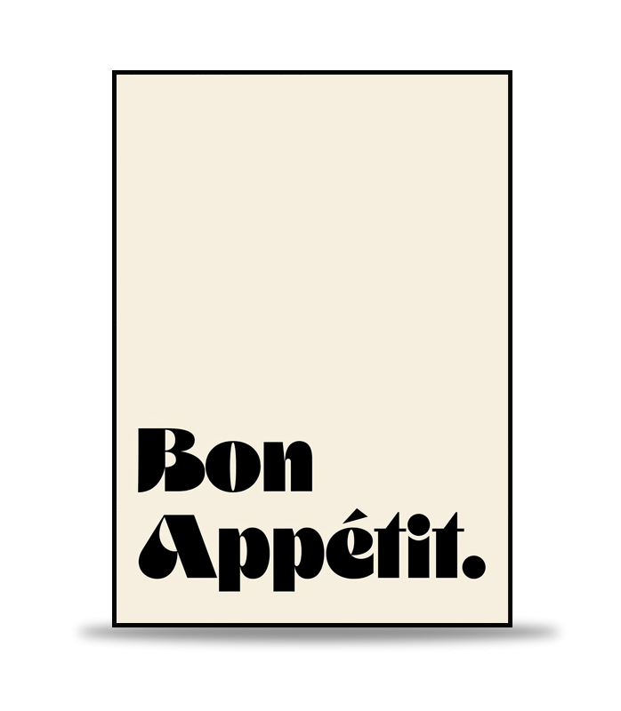 Bon Appetit. Poster