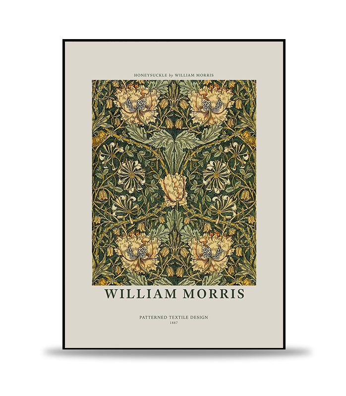 William Morris - Honeysuckle Poster