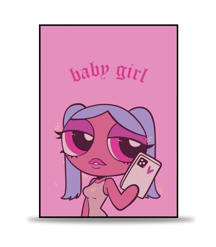 Baby Girl Powerpuff Poster