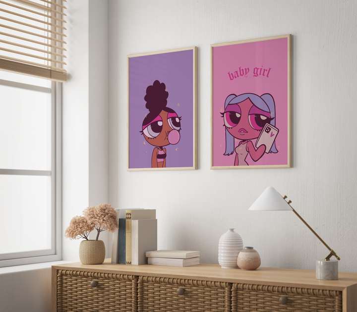 Baby Girl Powerpuff Poster