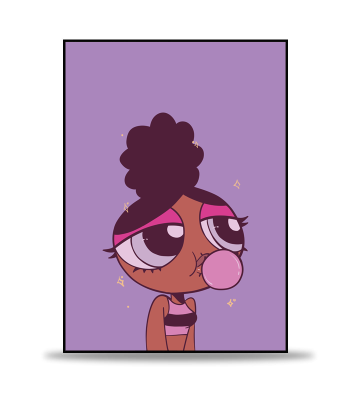 Purple Powerpuff Poster