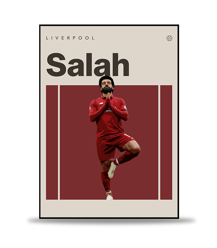 Mo Salah Fotboll Poster