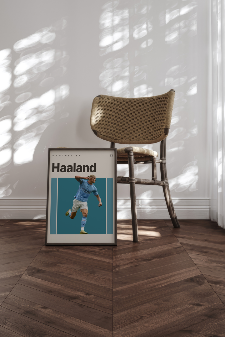 Erling Haaland Fotboll Poster