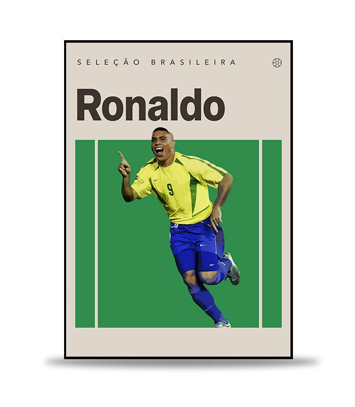 Ronaldo R9 Fotboll Poster