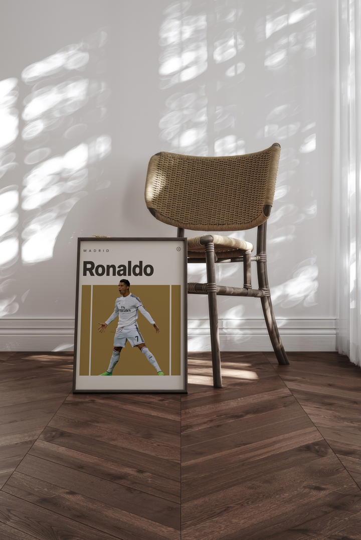 Cristiano Ronaldo no.2 Fotboll Poster