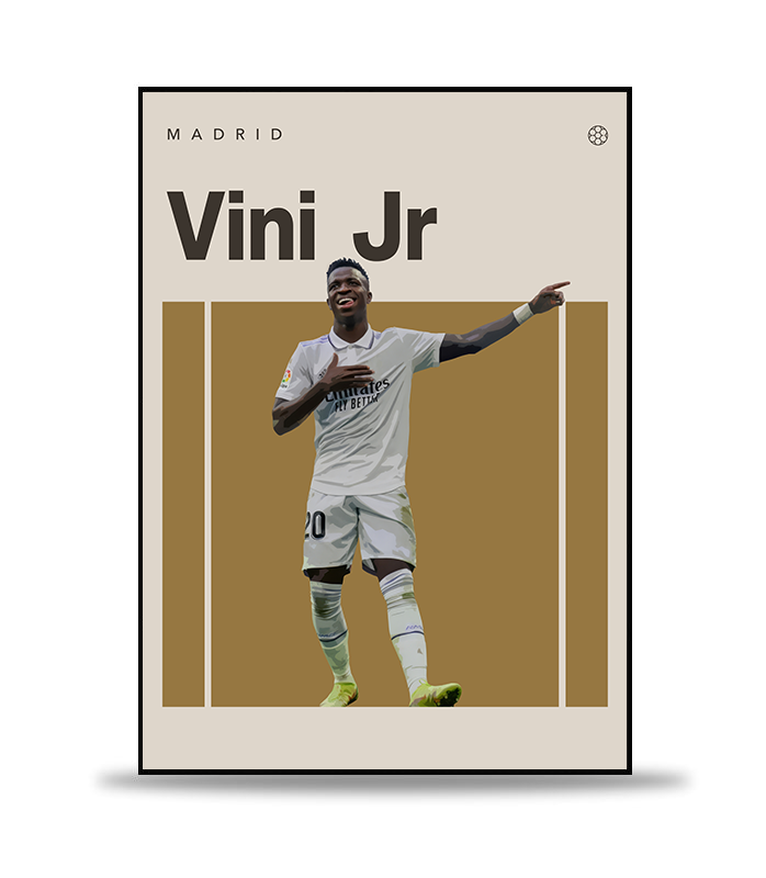 Vini Jr. Fotboll Poster