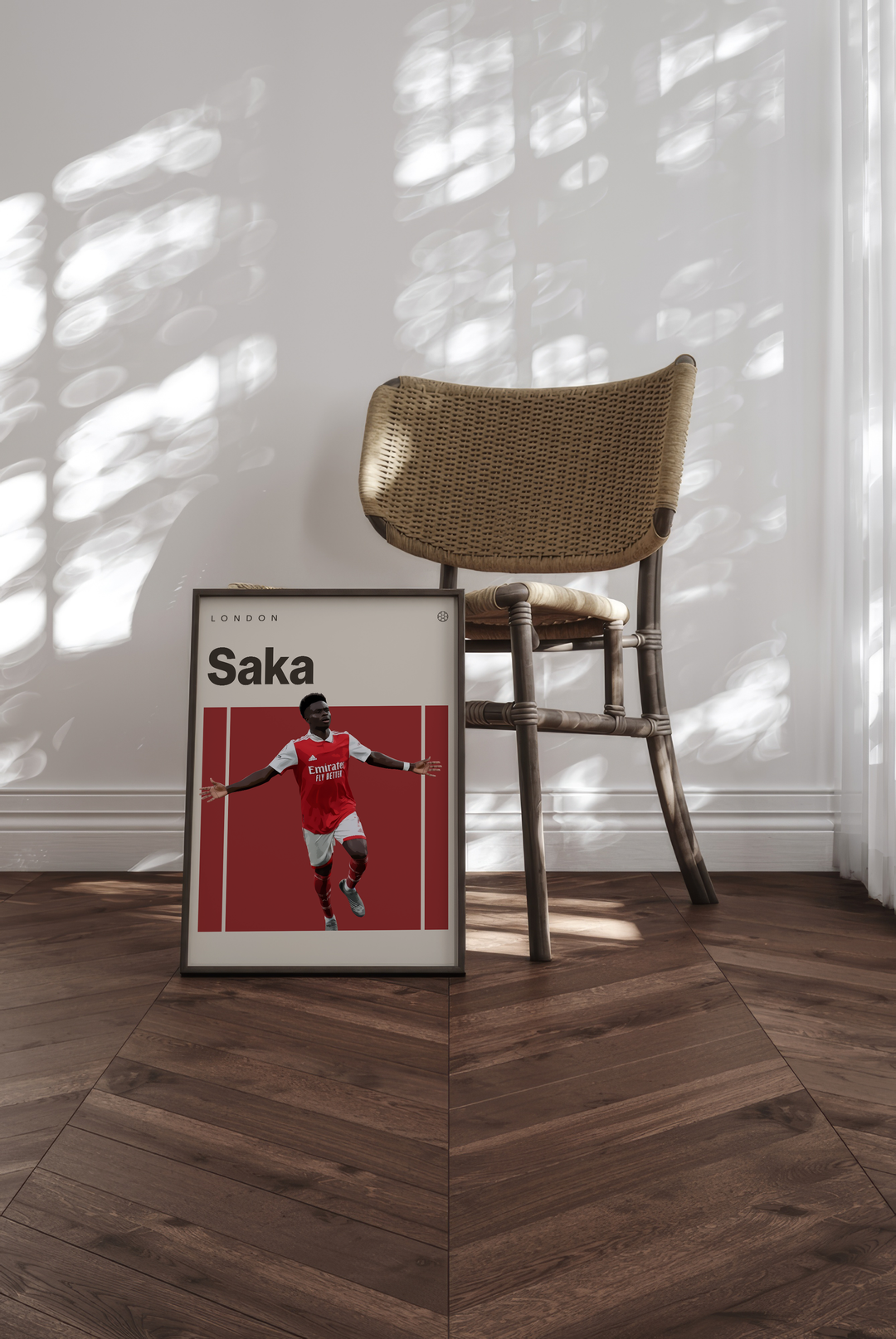 Bukayo Saka Fotboll Poster