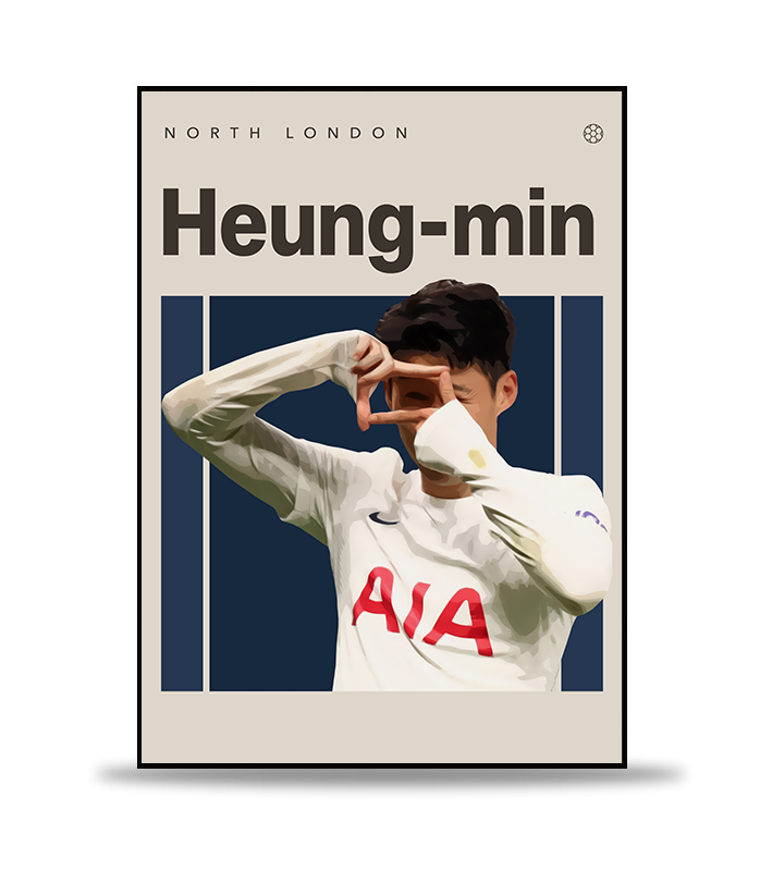 Son Heung-Min Fotboll Poster