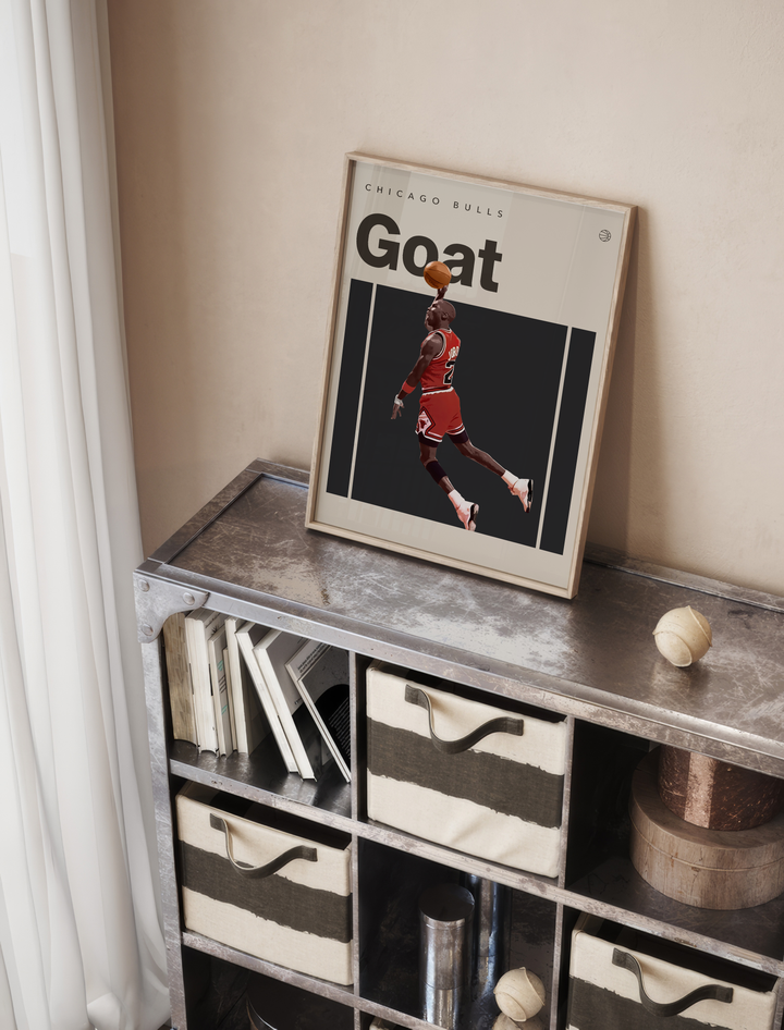 Michael Jordan Basket Poster